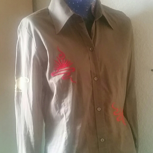 LILI LALANDE BUTTON UP SHIRT - Picture 5 of 5